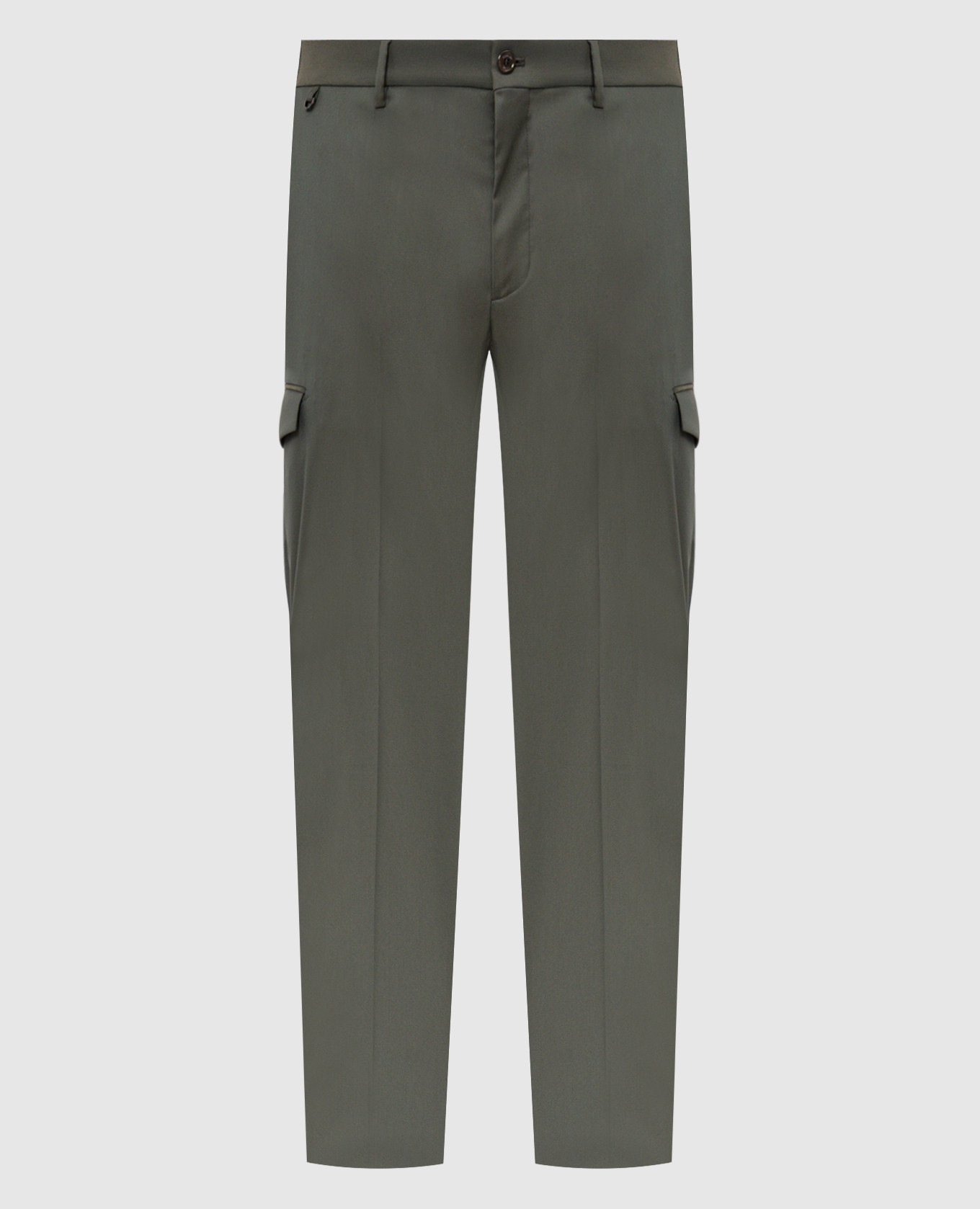 Зеленый карго с шерстью