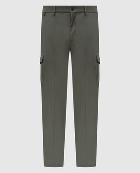 Stefano Ricci Зеленый карго с шерстью M1T6100140WPAK1U