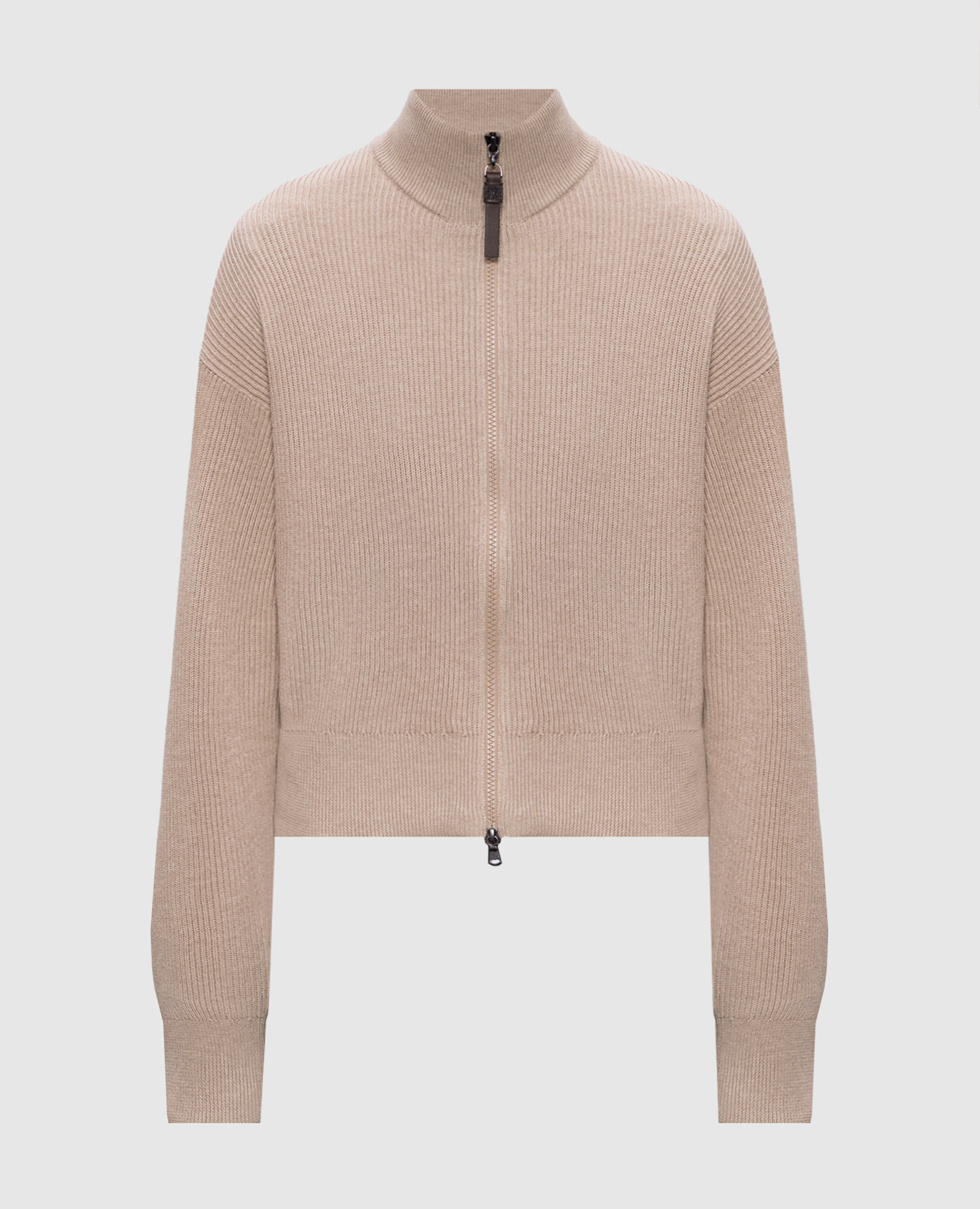 Бежевый кардиган из хлопка