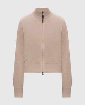 Brunello Cucinelli Бежевий кардиган з бавовни M19194706P