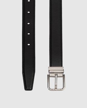 Dolce&Gabbana Чорний шкіряний ремінь BC4337A9O85