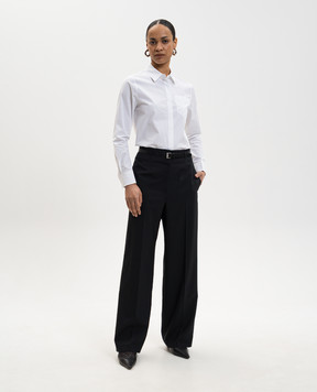 Juun.j Белая рубашка с вышивкой логотипа JW6164W001