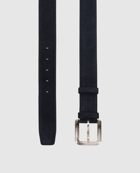 Stefano Ricci Синій замшевий ремінь N351SDA315P