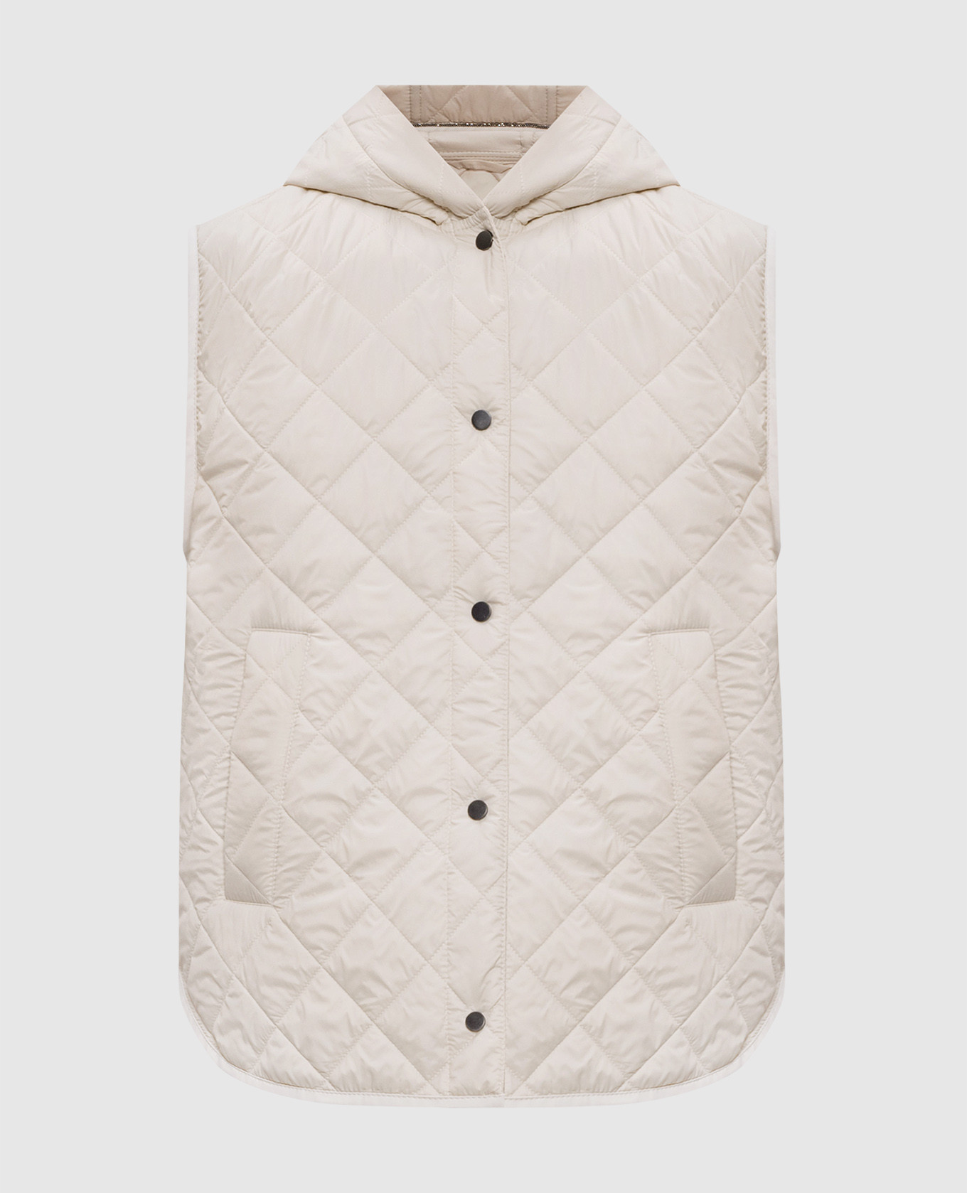 

Бежевый жилет с цепочкой мониль, Верхняя одежда