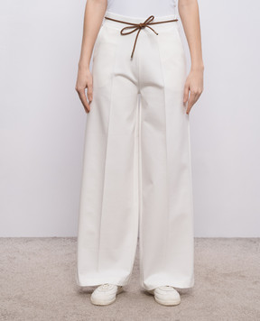 Herno Штани кольору айворі PT000197D56035