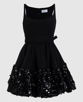 16Arlington Черное платье мини Drina с пайетками MN632SS2601