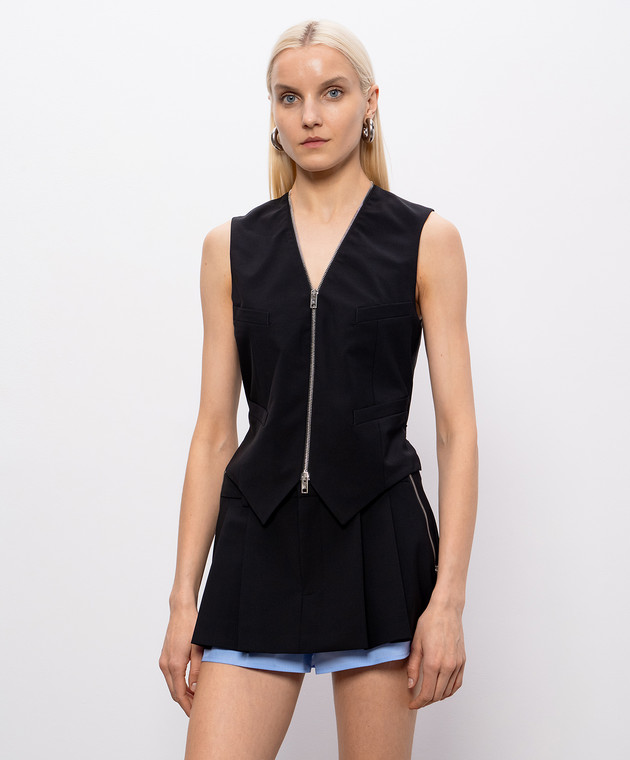 Alexander Wang Чорний жилет з вовною 1WC2262769 зображення 2