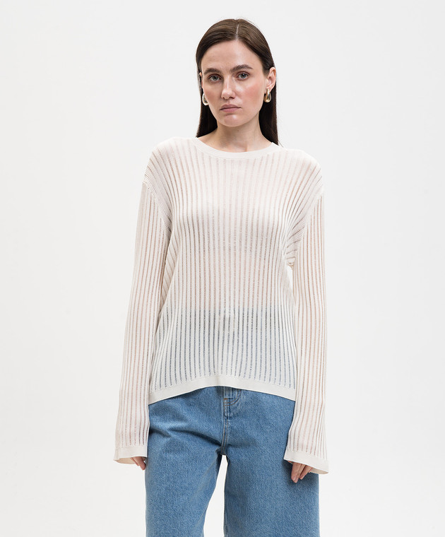 Loulou de Saison Джемпер Hedora кольору айворі HEDORA зображення 3