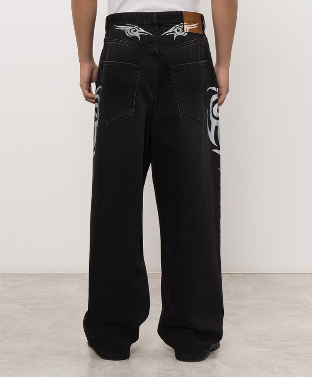 Vetements Черные джинсы MH27DJ090B изображение 4