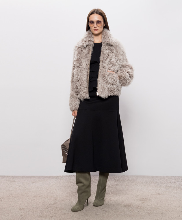 Twinset Черная юбка миди 262LI2XDD изображение 2