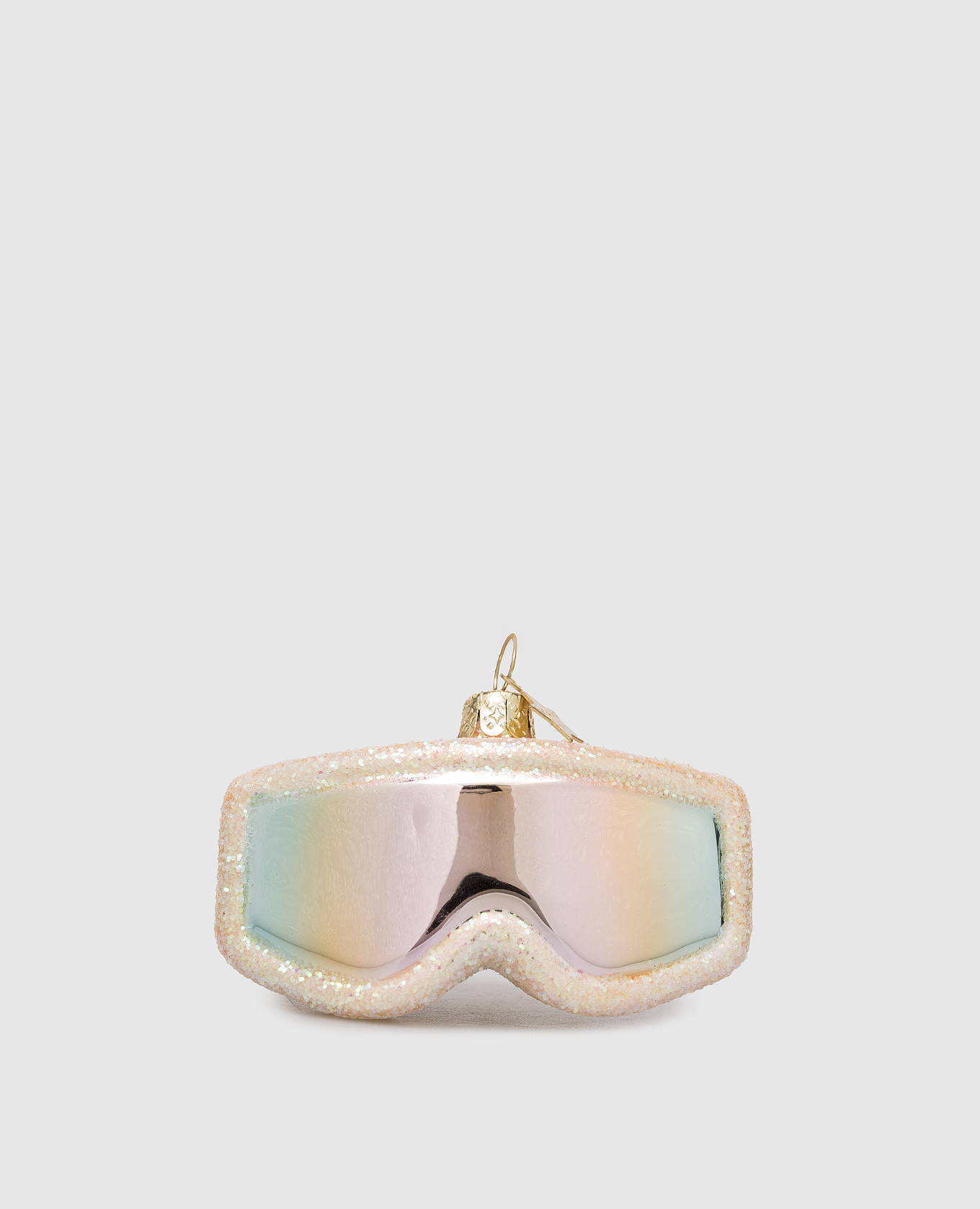 

Елочная игрушка Ski goggles, Белый, Елочные украшения