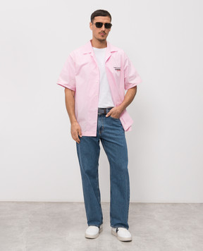 Iceberg Розовая рубашка с принтом Peanuts G0400187