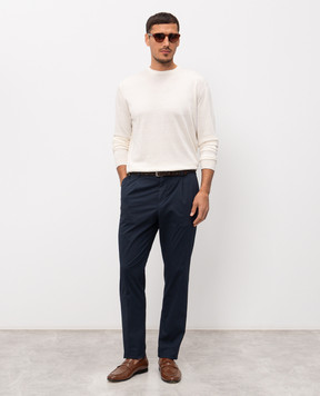 Peserico Сині штани з бавовни R54774T23D07945