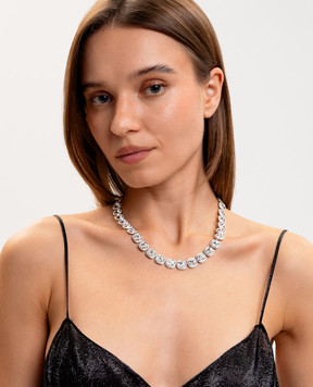 Swarovski Серебряное колье Una 5751326