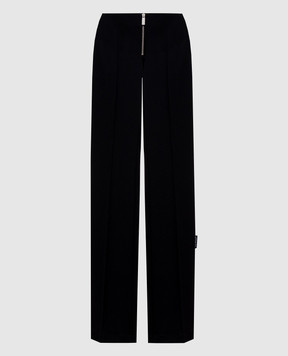 Off-White Черные брюки клеш 2FH00521B