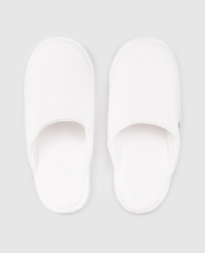 Hamam Білі махрові домашні капці Olympia OLYMPIAORGANICSLIPPERS