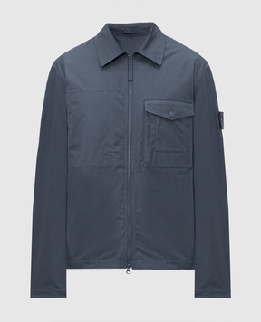 Stone Island Синя куртка з патчем логотипа L1S151200011S0F01