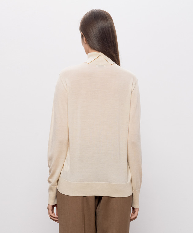 Peserico Бежевый гольф из шерсти S99505F14K09770 изображение 4