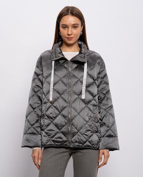 Max Mara Серая пуховая куртка PISOFT MTCPISOFT