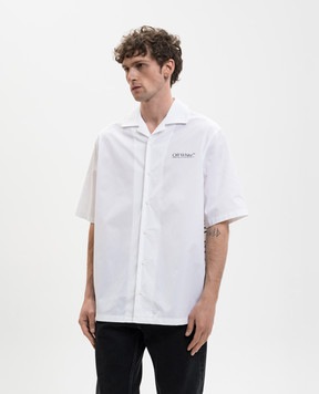 Off-White Біла сорочка Circle Off 44XGG01FS26F006