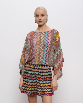 Missoni Топ в узор с люрексом MS26SK06BR014K