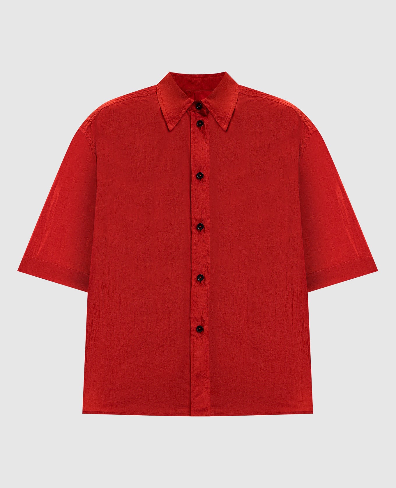 Красная рубашка с шелком