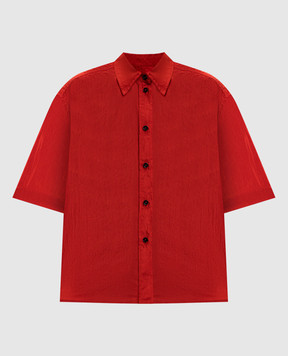 Jil Sander Червона сорочка з шовком J40DL0167J70003