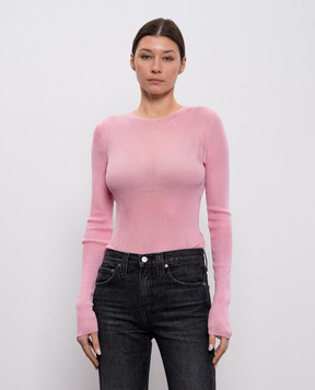 Khaite Розовый топ из шелка 18087325