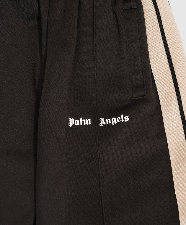Palm Angels Детские черные спортивные штаны F6PAJBPA029 изображение 3