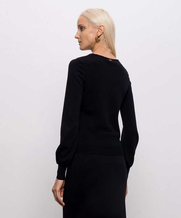 Twinset Черный джемпер 262TP3033 изображение 4