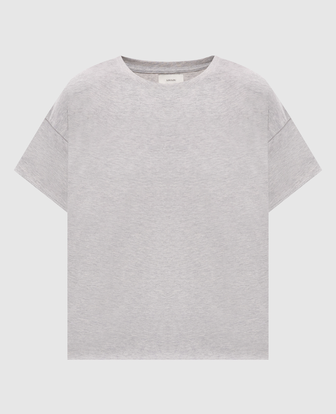 Серая меланжевая футболка BASILUZZO