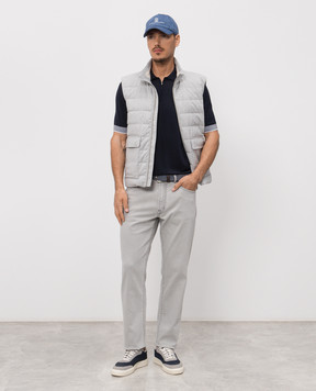 Peserico Сірі джинси з патчем логотипа R54717L95Q04953