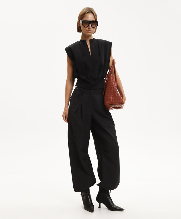 3.1 Phillip Lim Чорний топ P2021592UFT зображення 2