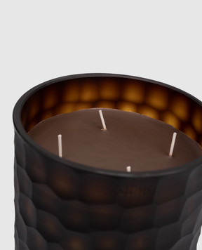 Onno Свічка Circle Amber L з ароматом Safari в скляному свічнику ON207SF