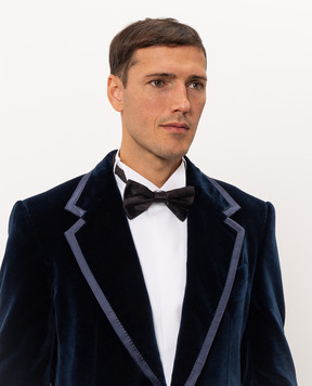 Dolce&Gabbana Чорний метелик із шовку GR053EGK062