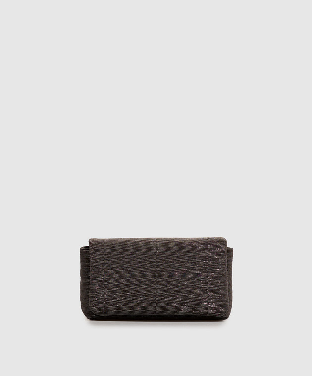 Brunello Cucinelli сумка крос-боді Flap Precious з ланцюжком моніль MBMON2611