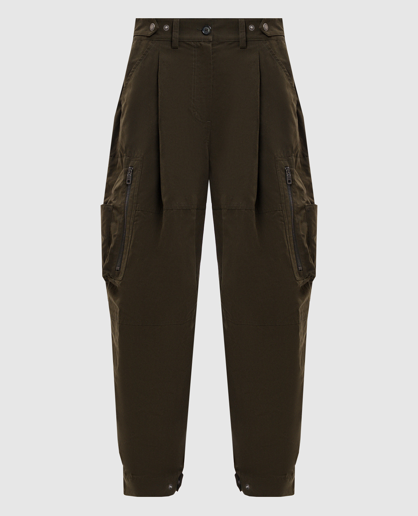 

Брюки карго цвета хаки, Широкие брюки