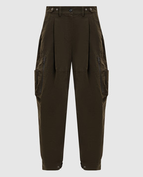 Dolce&Gabbana Штани карго кольору хакі FTDF3THUMS8