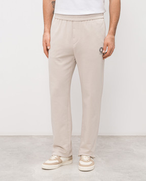 Peserico Бежеві спортивні штани з логотипом R54203J0Q703825