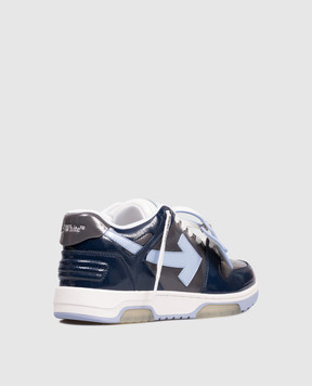 Off-White Кожаные лакированные кроссовки Out Of Office OMIA189F25LEA00A