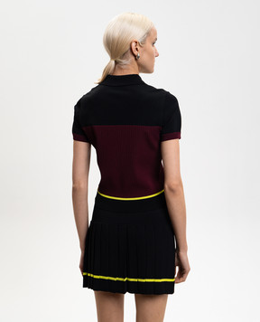 Casablanca Бордовое поло с логотипом WSP26KW123301