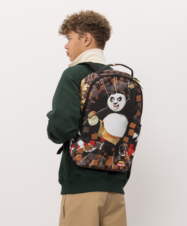 Sprayground Дитячий рюкзак KUNG FU PANDA - THE DRAGON WARRIOR 910B8777NSZ зображення 2