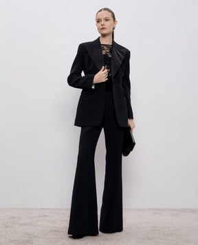 Ermanno Scervino Life Черный топы из кружева D474M301YLP