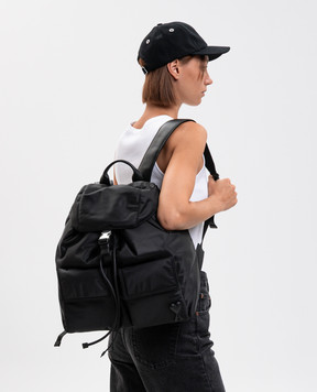 Ami Paris Черный рюкзак Marcel ULL757AW0001