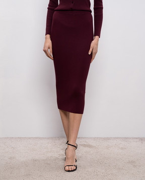 Max Mara Weekend Бордова спідниця PINZA WKDPINZA