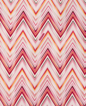 Missoni Детская розовая рубашка в брендовый принт MY5A71P0597