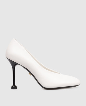 Babe Pay Pls Белые кожаные туфли 211927KO