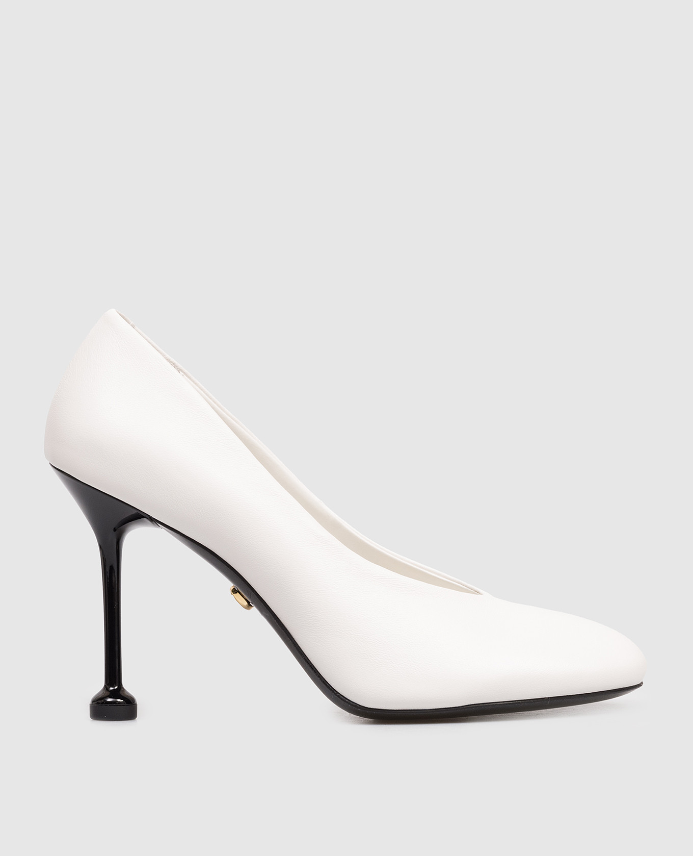 

Белые кожаные туфли, Белый, Лодочки