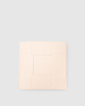 Giobagnara Бежевий шкіряний органайзер для зберігання дрібниць ESHV021E55