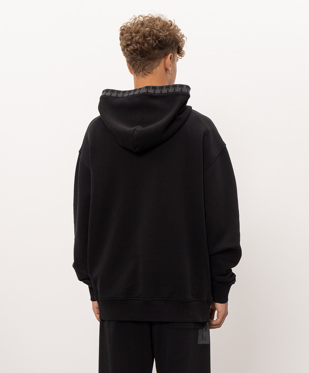 Palm Angels Черные худи с принтом логотипа PAMBB005FL002 изображение 4